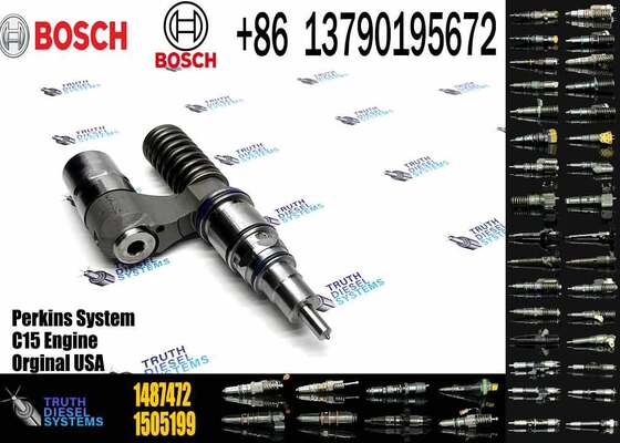 Common Rail Diesel Fuel Injector 0579255 1478643 1487472 1505199 for Caterpillar Excavator Remanufactured High Speed