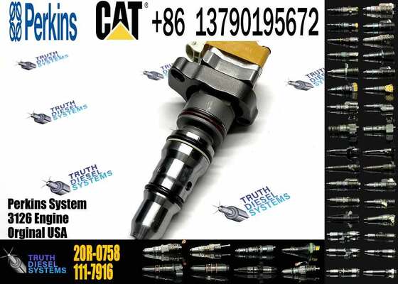 Excavator Injector 20R-0758 20R0758 232-1175 2321175 174-7526 1747526 159-0835 for 3126 Engine Parts Diesel Nozzle Assembly