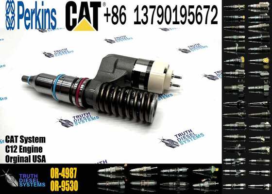 Excavator Parts Diesel C12 Engine Injector 208-9160 0R-9595 1OR-1814 OR-4987 161-1785 New Stainless Steel Injector for Excavator