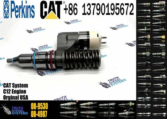 Excavator Parts Diesel C12 Engine Injector 208-9160 0R-9595 1OR-1814 OR-4987 161-1785 OR-9530 New Stainless Steel Injector for Excavator