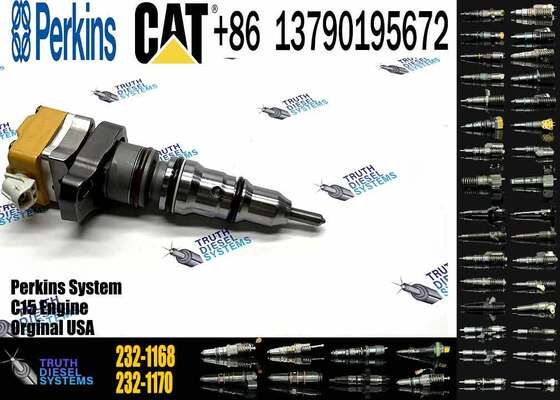 C-AT 3408E 3412E Diesel Engine Parts 232-1168 0001325663 10R1266 232-1183 232-1173 174-7528 2321168 Fuel Injector