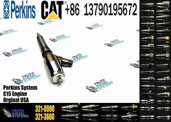 New Quality Common Rail Fuel Injector 321-0990 2645a743 10R-7668 Engine Fuel Injector for Engine C6.6 320D Inyector Injecteur