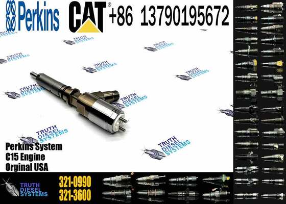 New Quality Common Rail Fuel Injector 321-0990 2645a743 10R-7668 Engine Fuel Injector for Engine C6.6 320D Inyector Injecteur