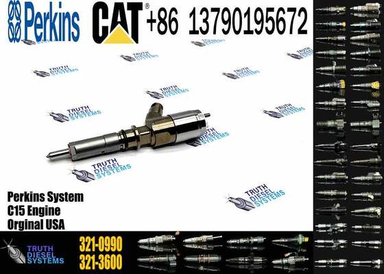 New Quality Common Rail Fuel Injector 321-0990 2645a743 10R-7668 Engine Fuel Injector for Engine C6.6 320D Inyector Injecteur