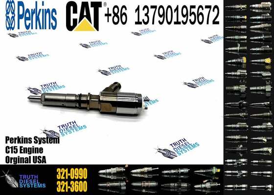 New Quality Common Rail Fuel Injector 321-0990 2645a743 10R-7668 Engine Fuel Injector for Engine C6.6 320D Inyector Injecteur
