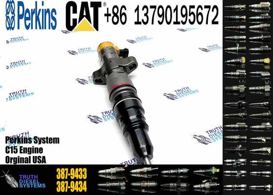 Excavator Fuel Injector 387-9431 387-9432 387-9433 387-9436 Common Rail Injector for C7 C9 3406e Diesel Engine Parts